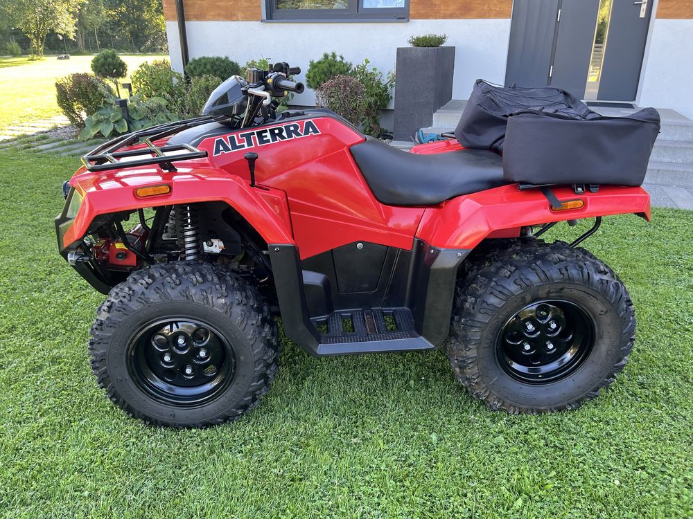 Arctic cat 400 alterra 2016 naped 4x4 nowe opony quad