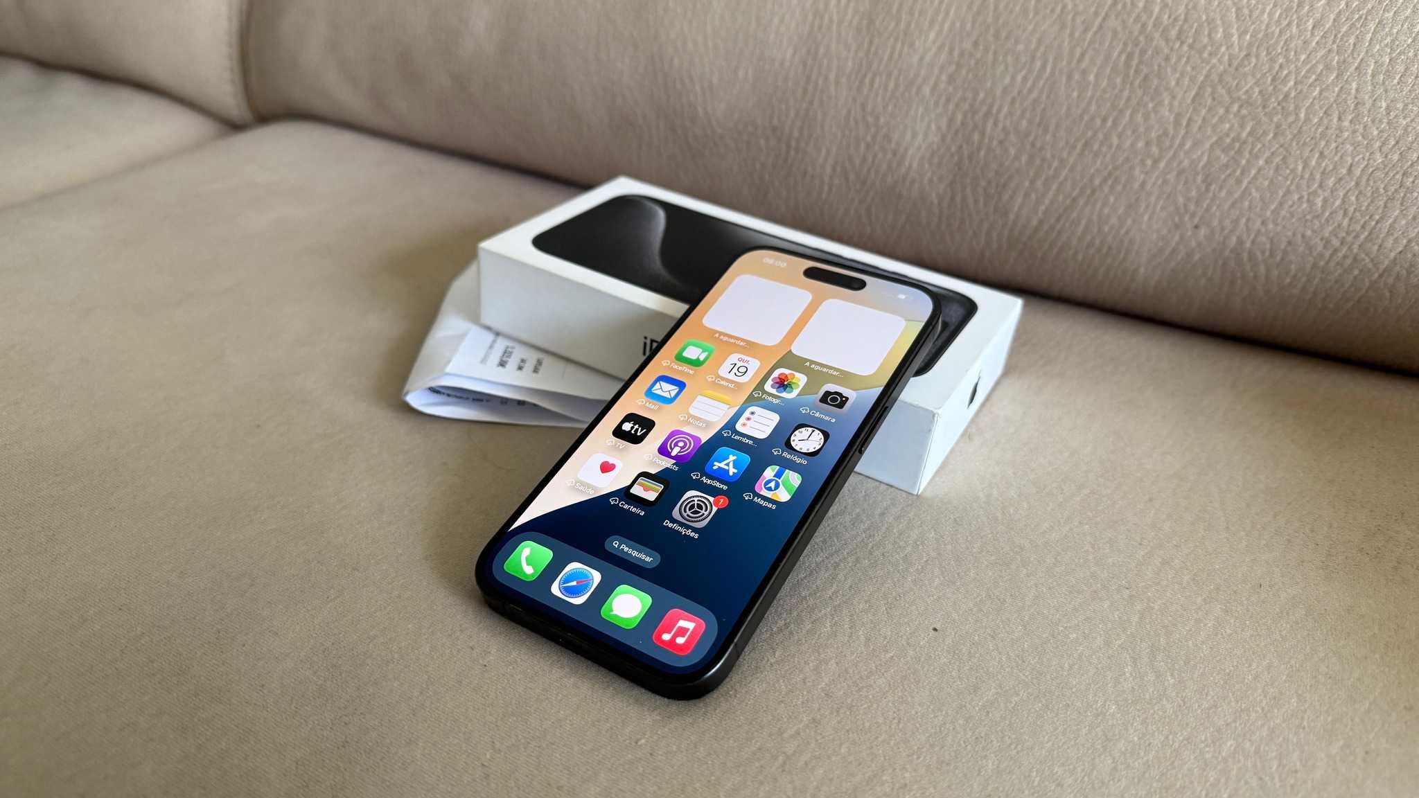 Vendo troco iPhone 15 Pro 128Gb Preto C/Fatura e Garantia Apple