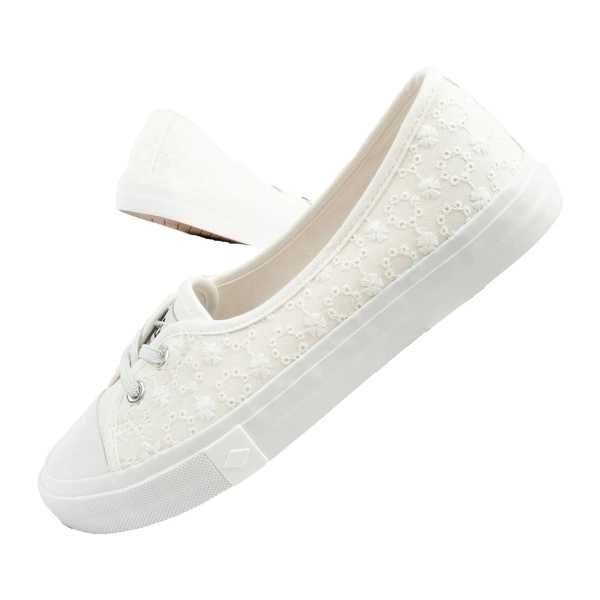 Lee Cooper buty trampki baleriny białe haftowane wygodne r. 36-40