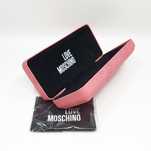 Etui na okulary różowe Love Moschino