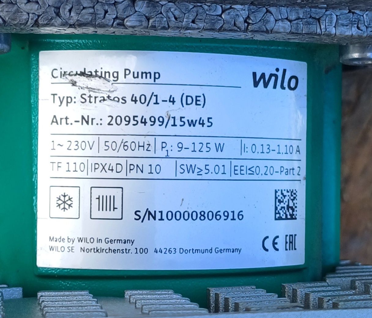 Pompa obiegowa Wilo Stratos 40/1-4 wody