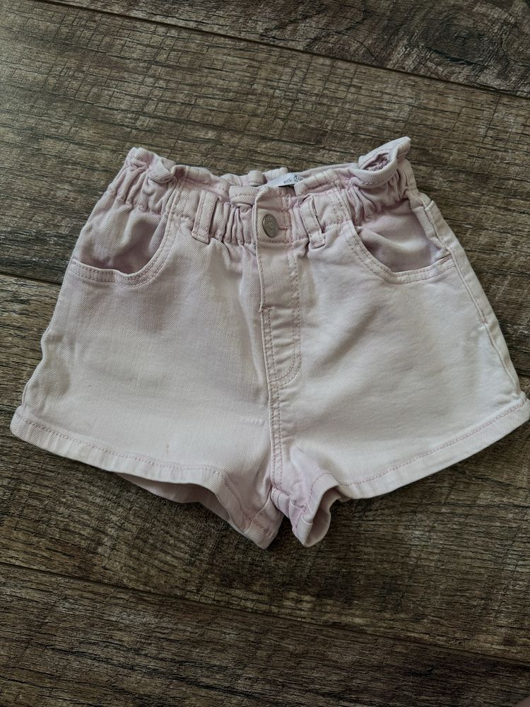 Шорти zara рожеві 98 см 2-3 роки