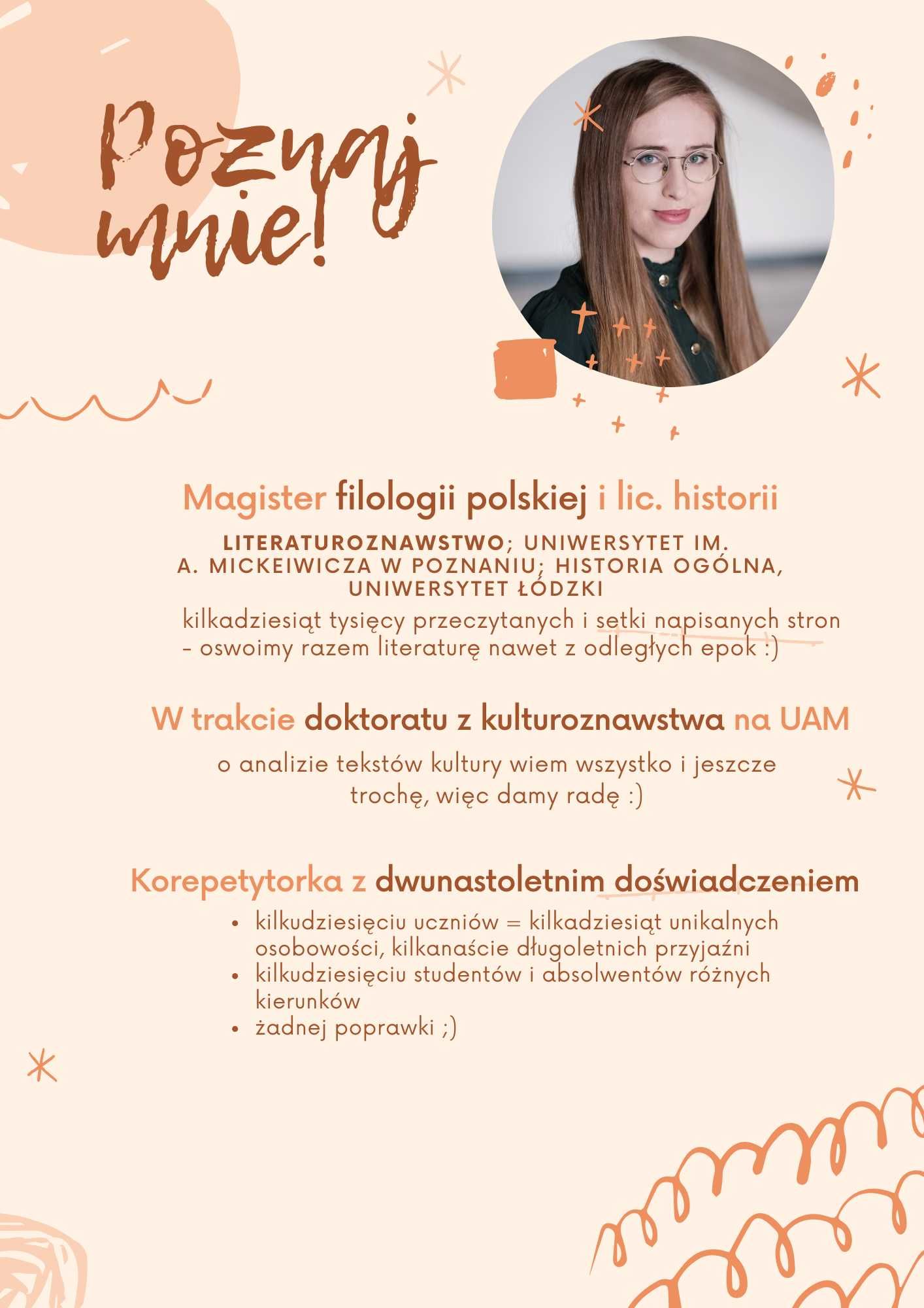 Zrozumieć. Napisać. Znać. - pogotowie polonistyczne MATURA