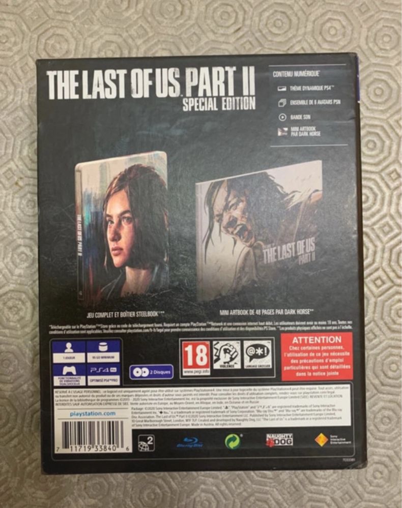 The last of us 2 steelbook ps4