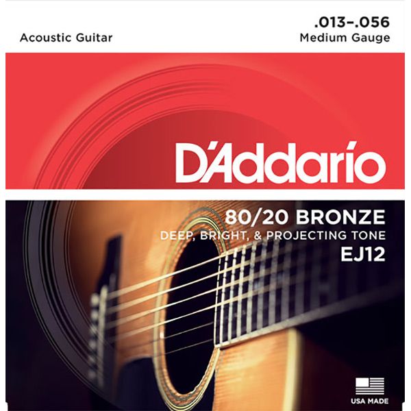 Струны D'Addario для Акустической гитары, бас гитары, электрогитар США