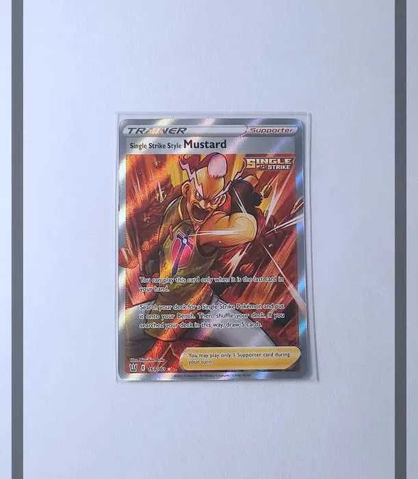 Single Strike Style Mustard 163/163 BST Pokemon NM