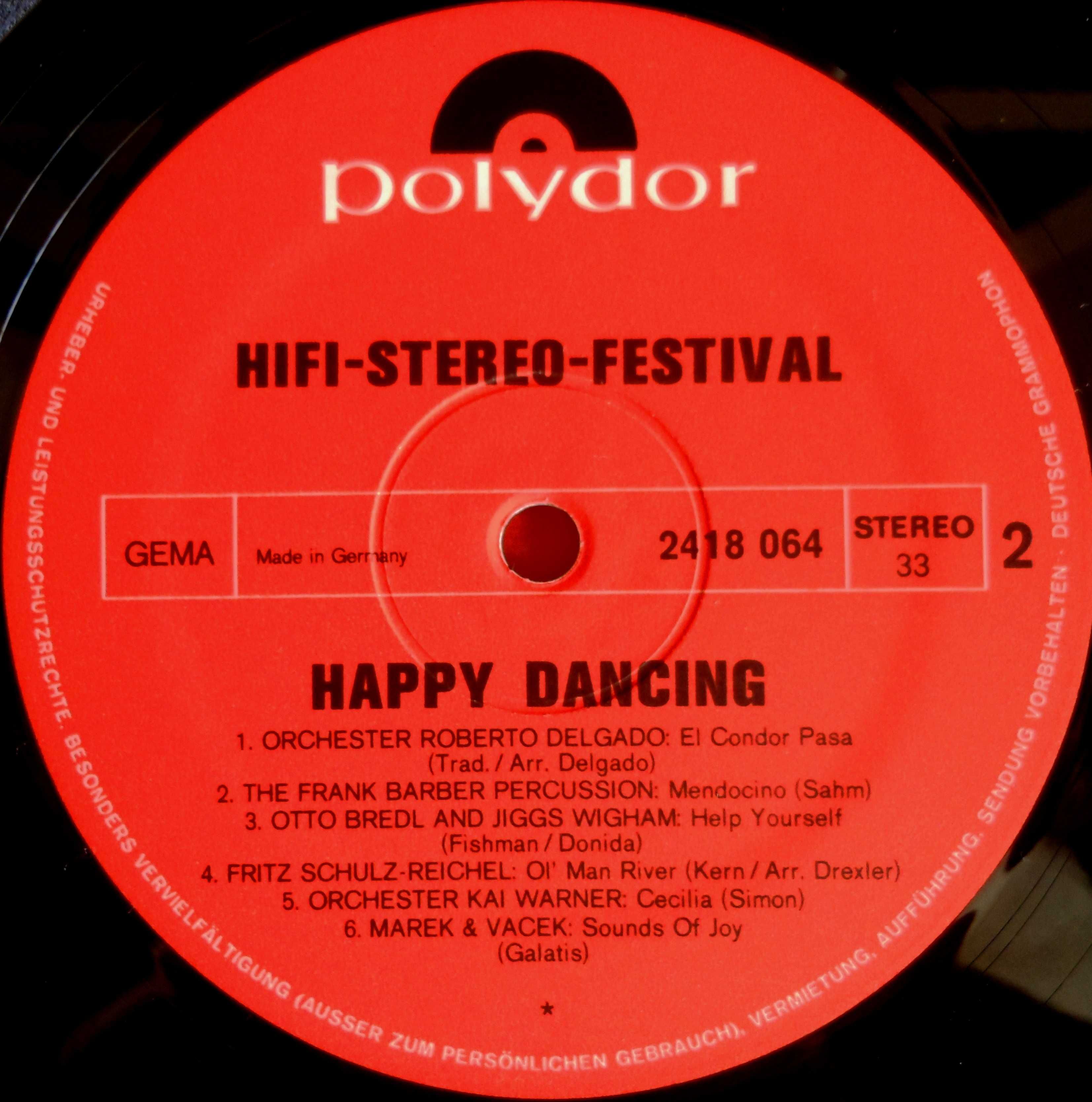 Виниловая пластинка сборник Hifi-Stereo Festival - Happy Dancing