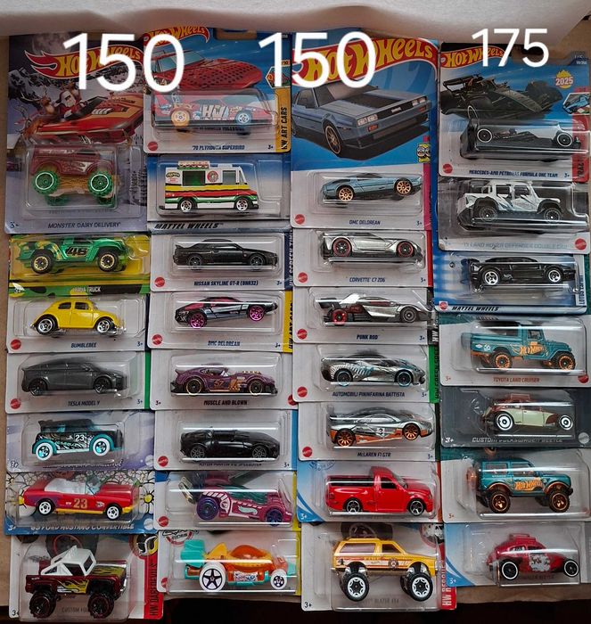 Hot Wheels машинки оригінал хот вілс від 70 грн.