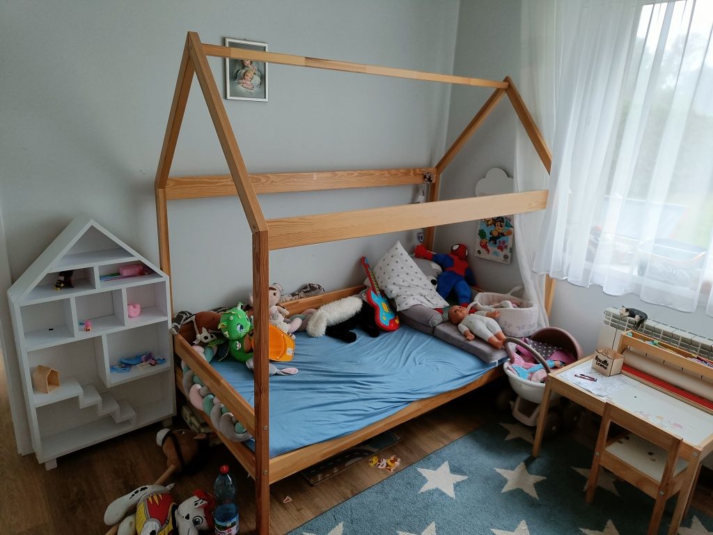 Łóżko pojedyncze dla dzieci domek plus 180*90