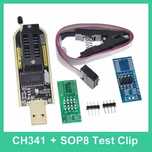 Якісний USB програматор CH341A з прищіпкою EEPROM Flash