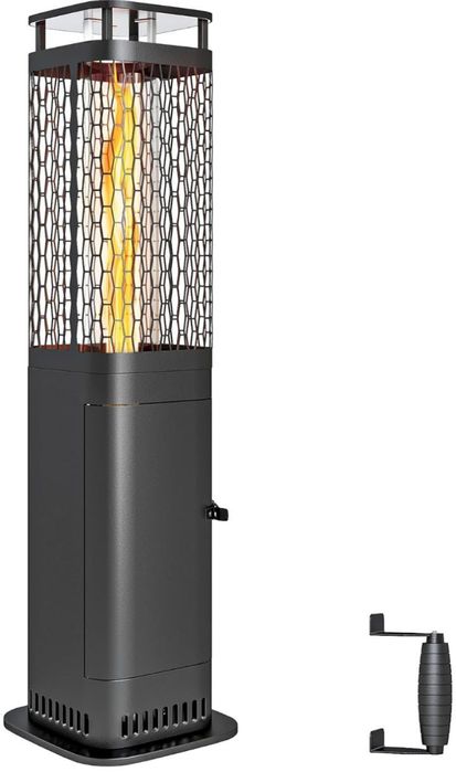 Aquecedor a pellets exterior