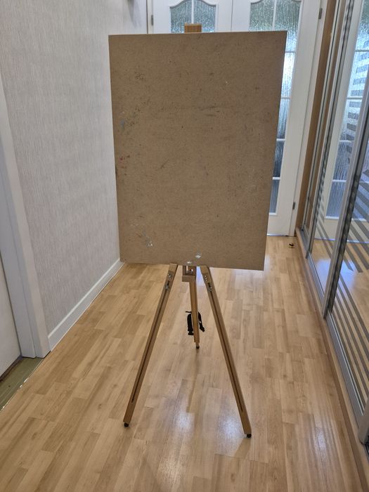 Деревянный мальберт с доской для рисования