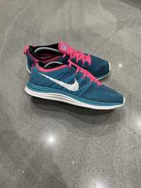 Nike Lunar Flyknit One+ Neon Turquoise/White-Squadron Blue-Pink Flash