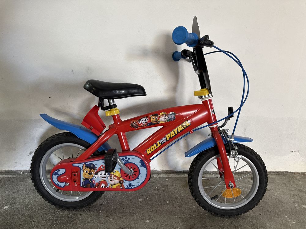 Bicicleta Infantil Paw Patrol 12” – 6 Meses de Uso! 30% Desconto