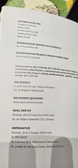 Religia klasa 1 część 2