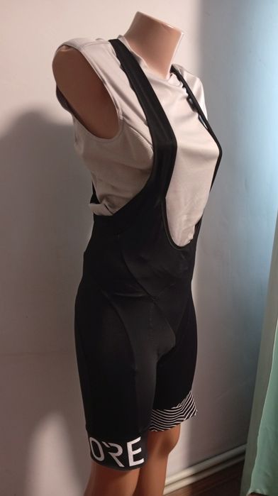 Чоловічі велошорти з нагрудником Gore Wear C5 Opti чорні. Розмір L.