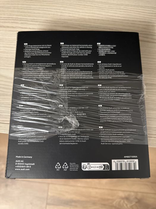 Oryginalne dynamiczne dekielki do felg Audi