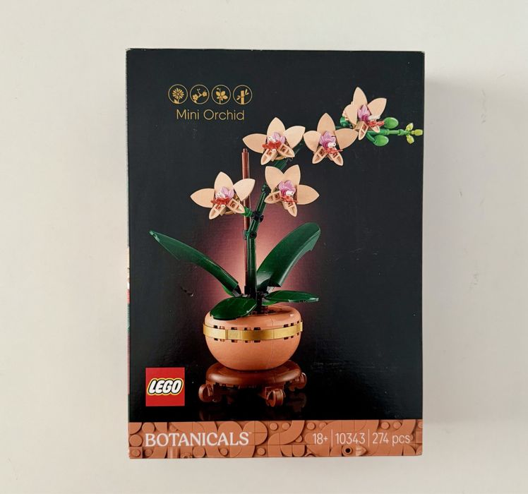 LEGO 10343 Botanical Collection - Mała orchidea klocki nowe orginalne