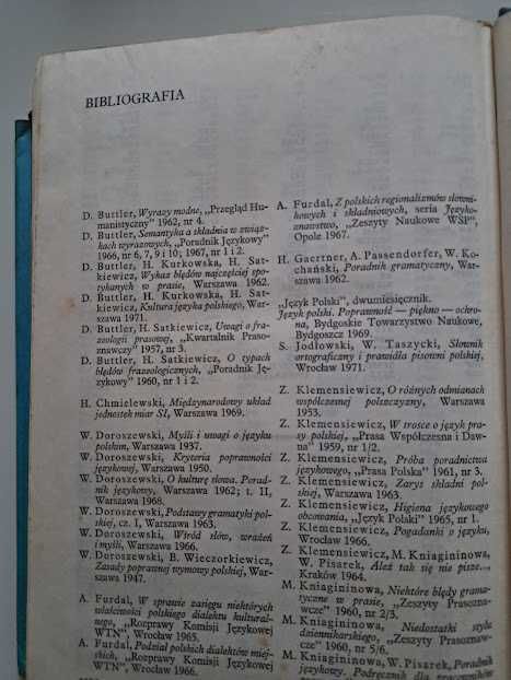 Słownik Poprawnej Polszczyzny PWN. 1973.