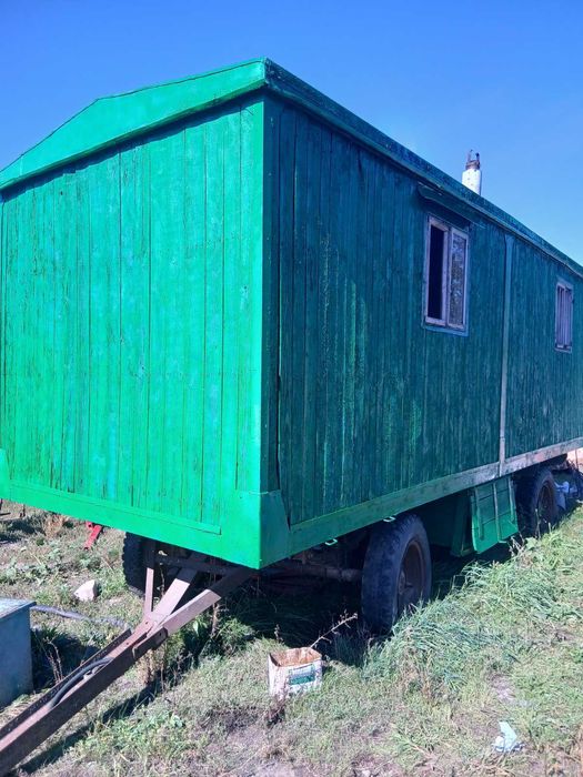 Вагон битовка на колесах причіп