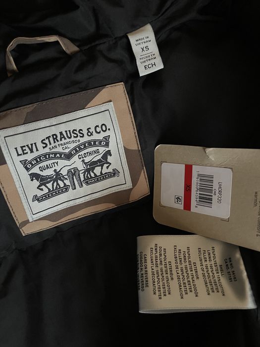 XS 42 XXL 52 Levis парка пуховик куртка мужская хс ххл 2xl левайс