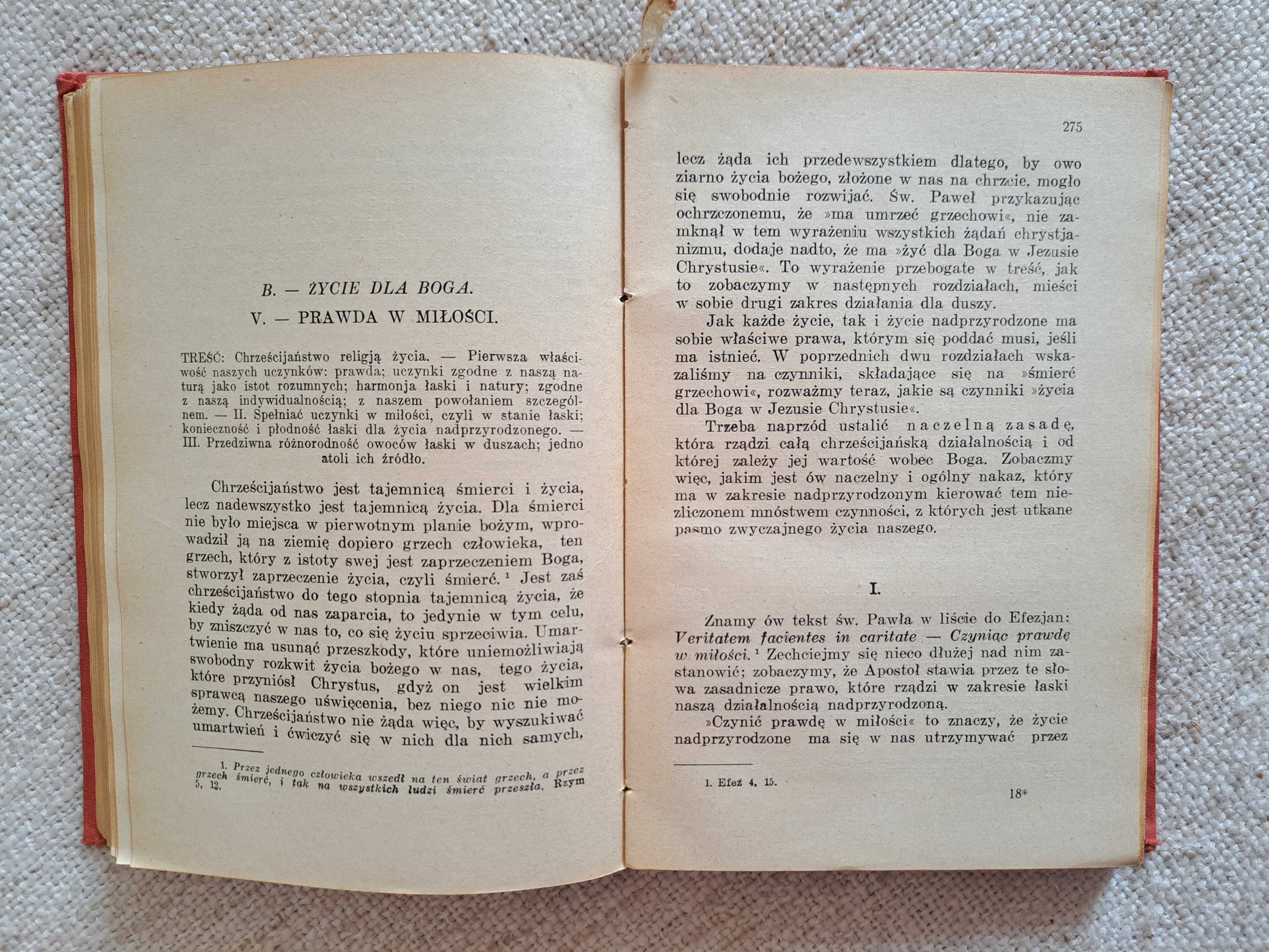 1923 rok. Chrystus życiem duszy. O. K. Marmion