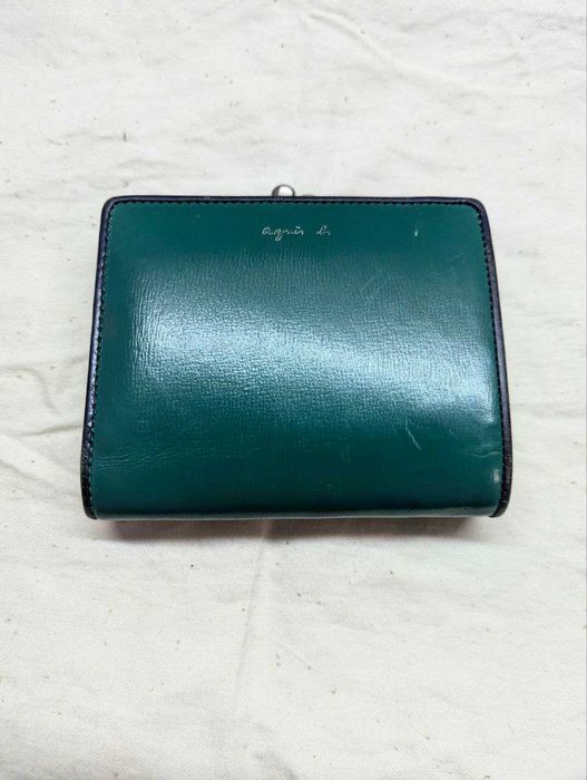 Оригинальный кожаный кошелёк Agnes B. Voyage с двойной застежкой