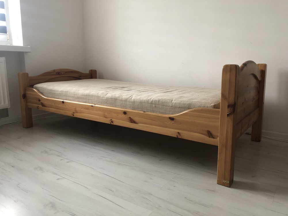 drewniana rama łóżka 200x90cm