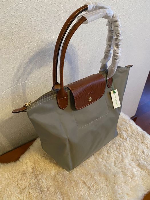 Bolsa cinza longchamp original