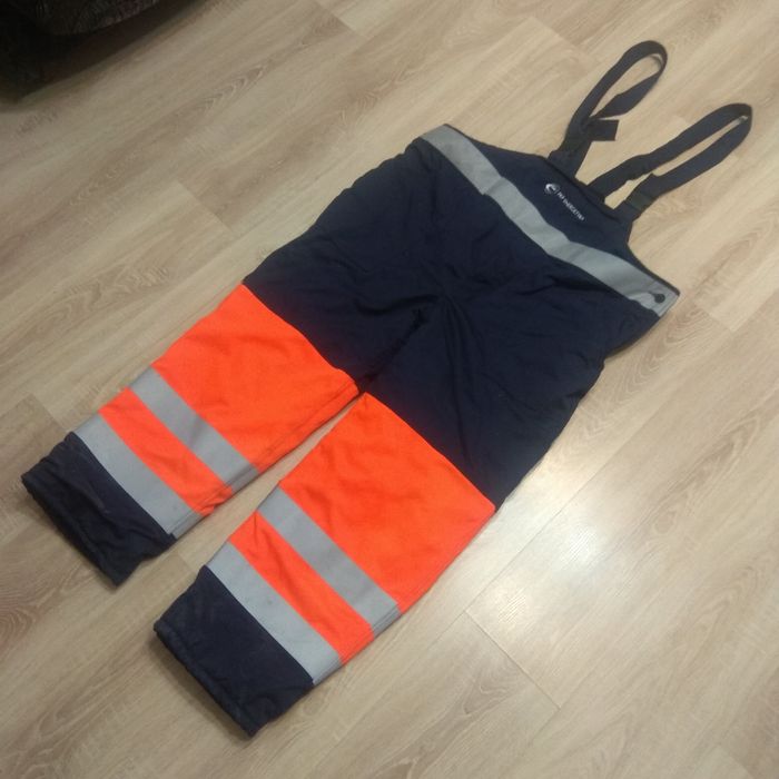 Ocieplane Ostrzegawcze Spodnie Robocze