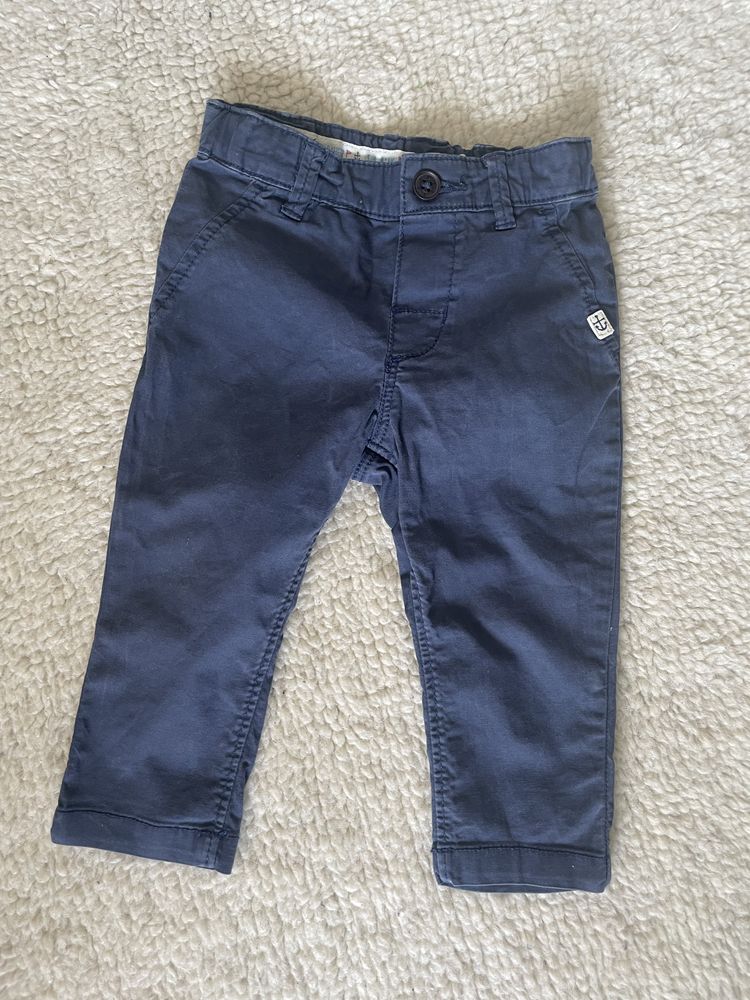 Spodnie bawełniane chinos H&M 74