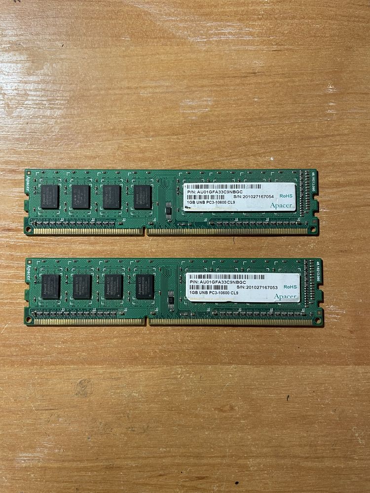 Продам ОЗУ 2gb 1gb 500mb повністю робочі!!!