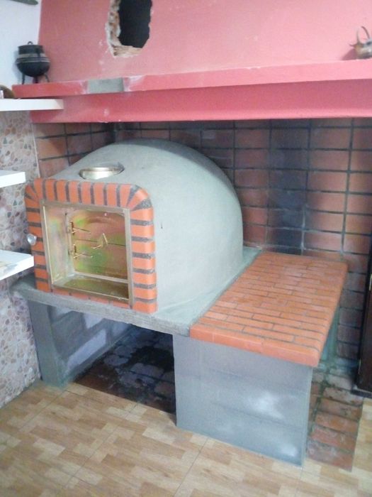 Montagem de churrasqueira