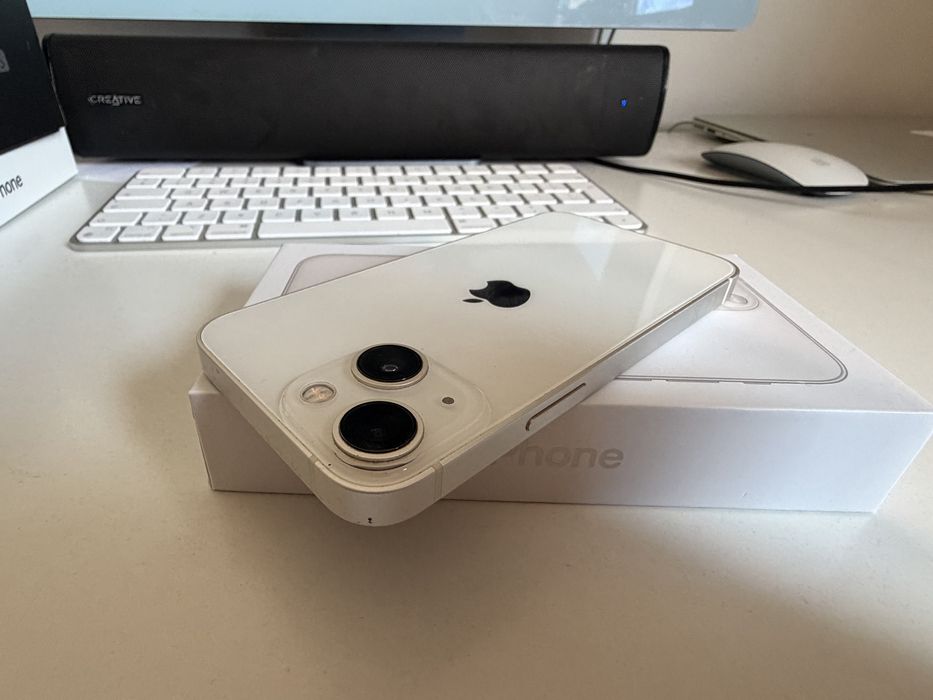 iPhone 13 mini 256gb Starlight Idealny Bateria 100%