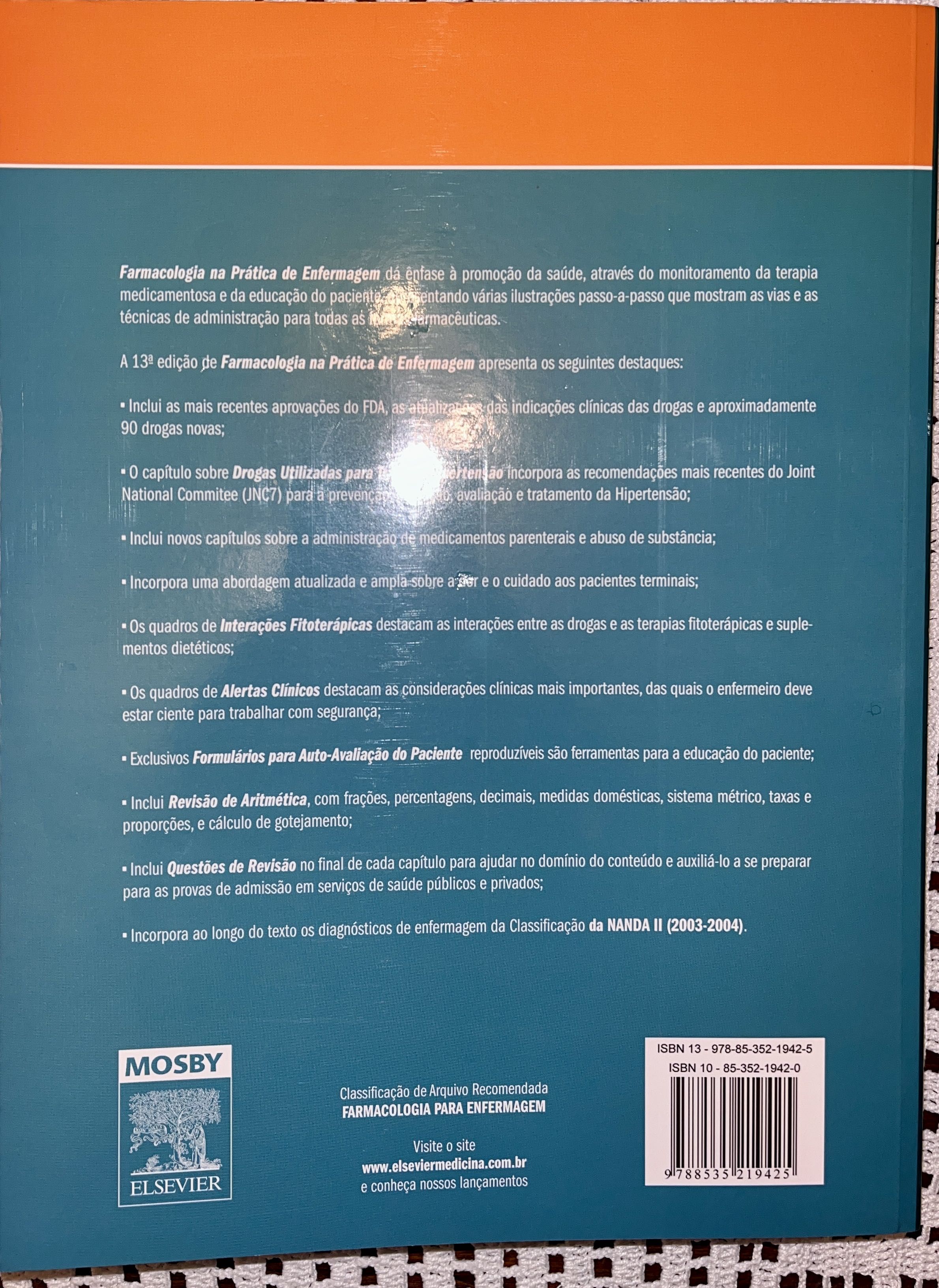 Farmacologia na Prática de Enfermagem (Clayton & Stock) 13ª Edição