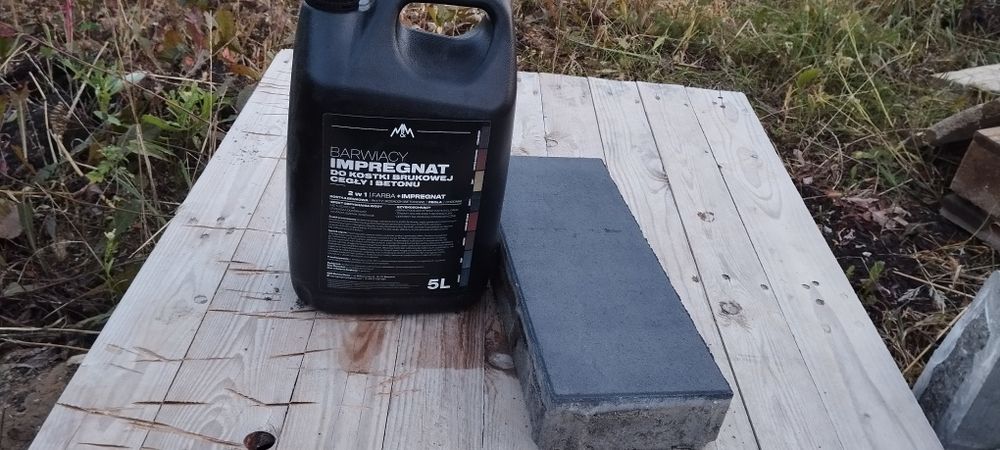 Barwiący Impregnat do kostki brukowej Antracyt 10l