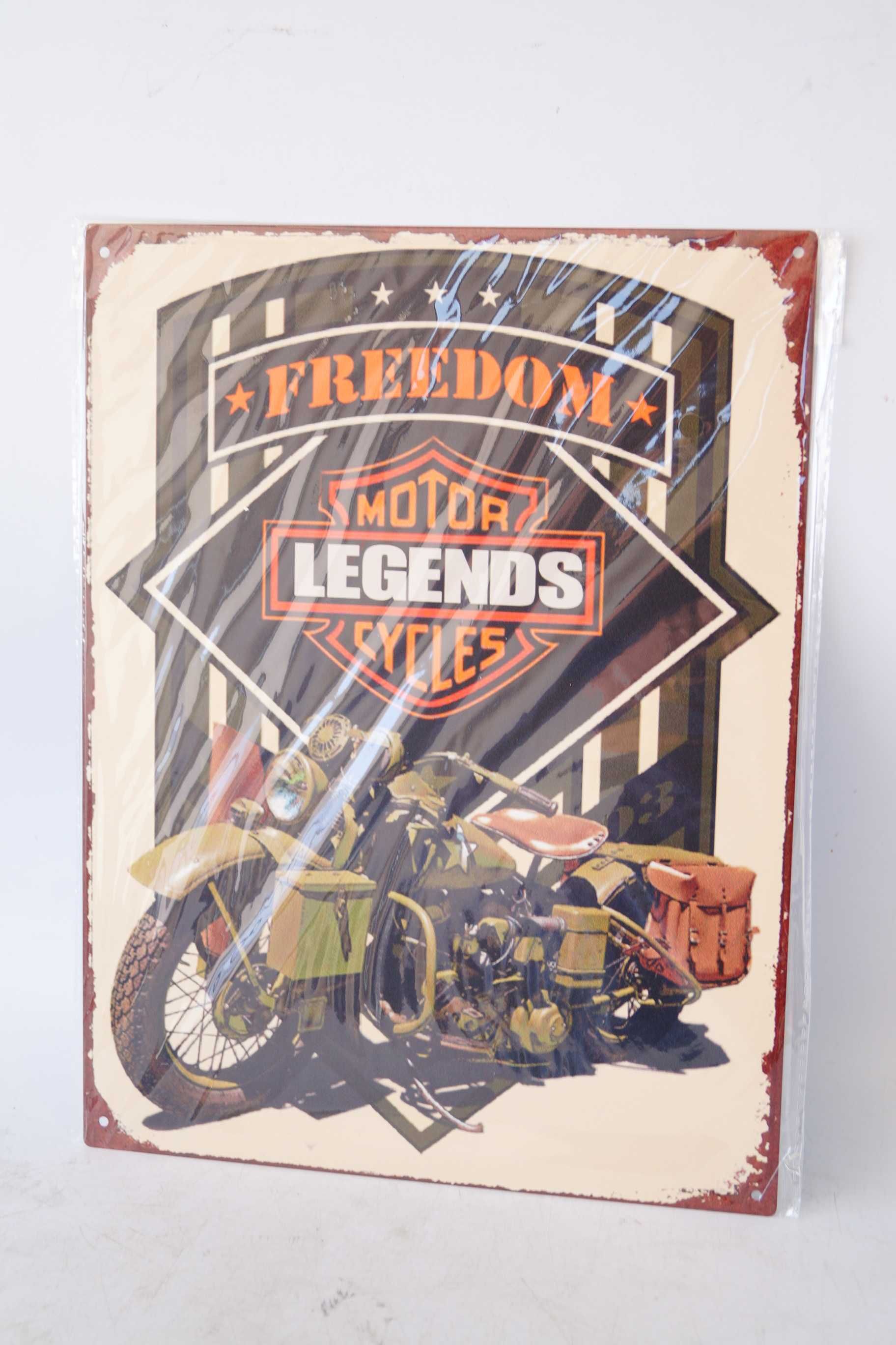 Plakat szyld metalowy 33/25 cm Motor Legends