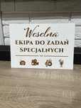 Tablica Ekipa do zadań specjalnych ślub
