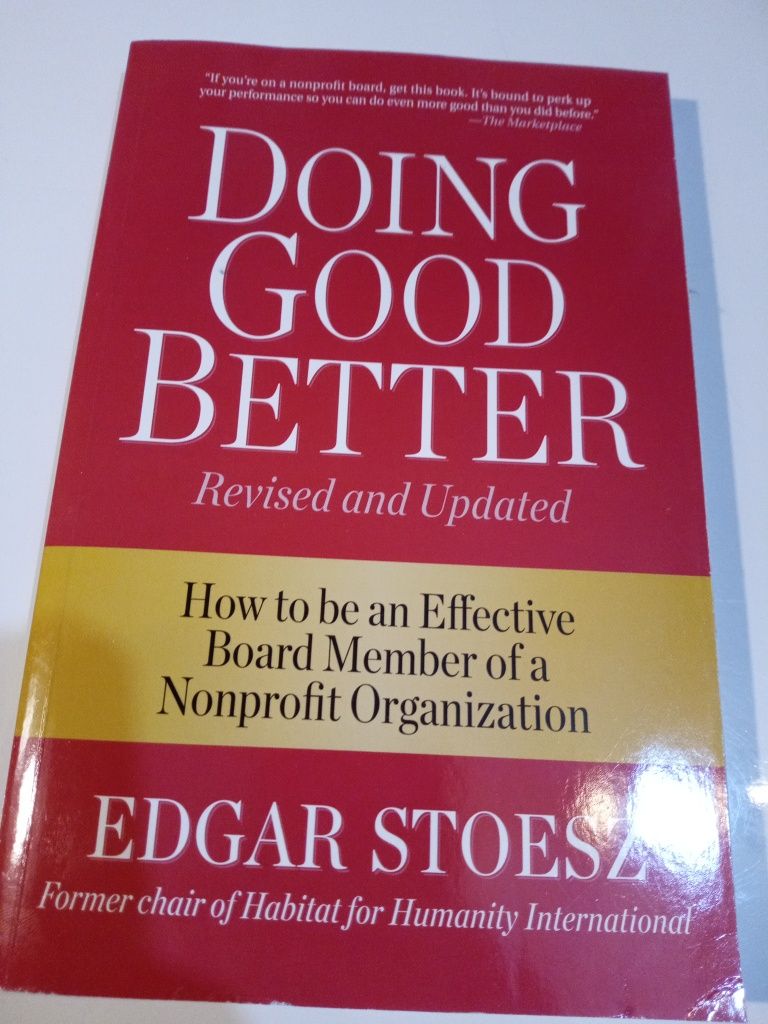 Doing good better - Edgar Stoesz