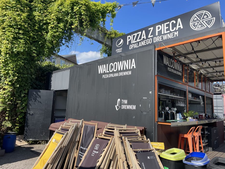 Kontener gastronomiczny, plyta warstwowa