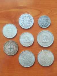 Lote 7 Moedas em Prata República.