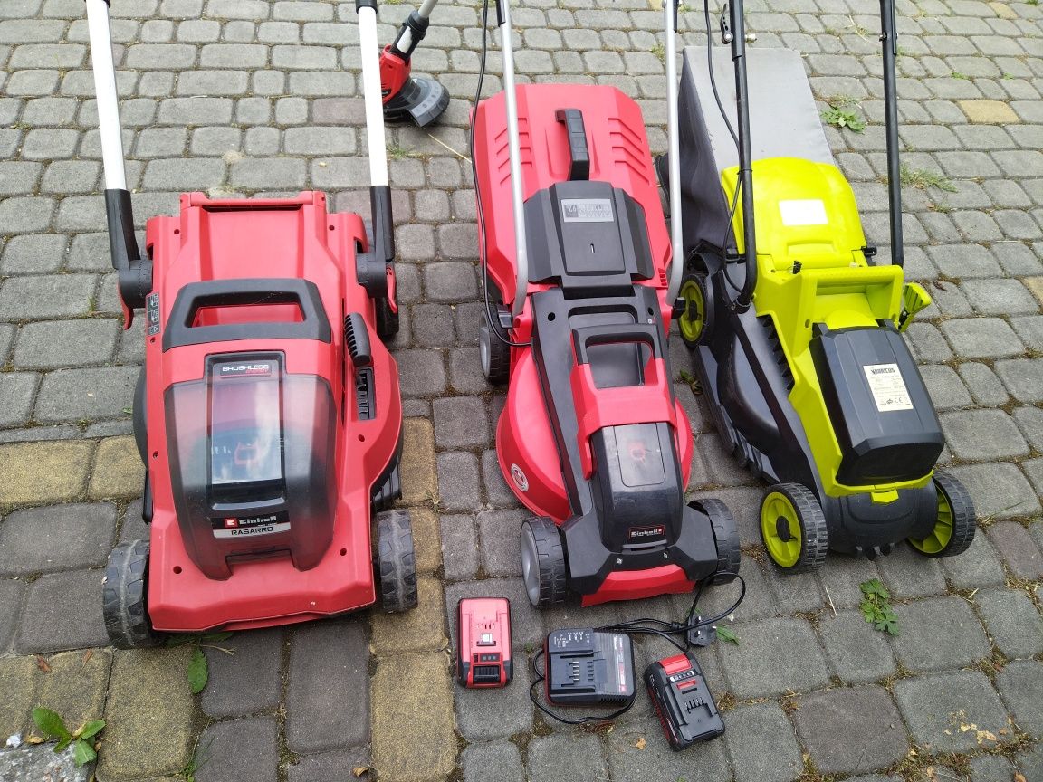 Акумуляторні газонокосарки Einhell та Baricus