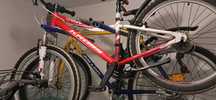Rower kross lizzy rozowo bialy 24 dla dziewczynki