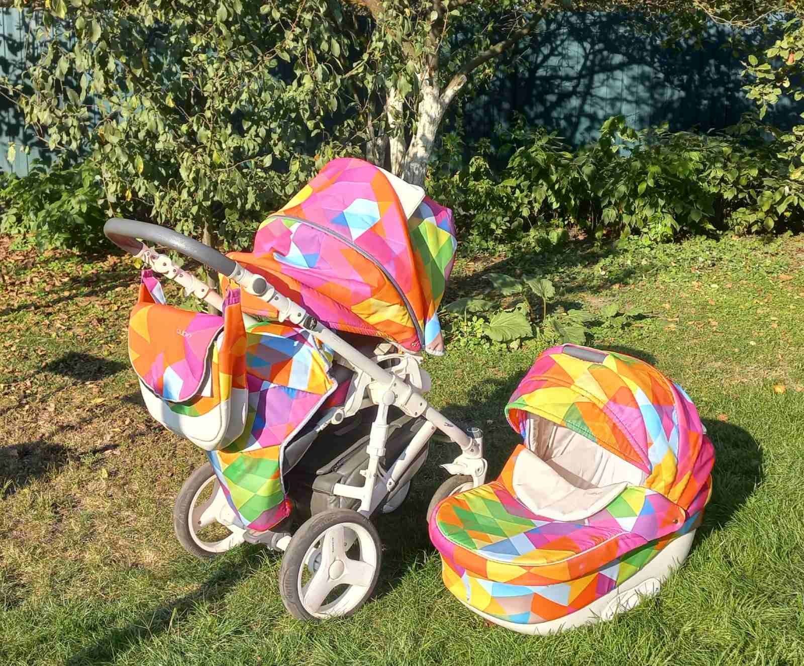 Дитяча коляска BEXA Cube кольорова