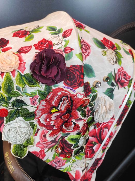 Cybex MIOS Spring Blossom Light wózek spacerowy spacerówka Rose Gold