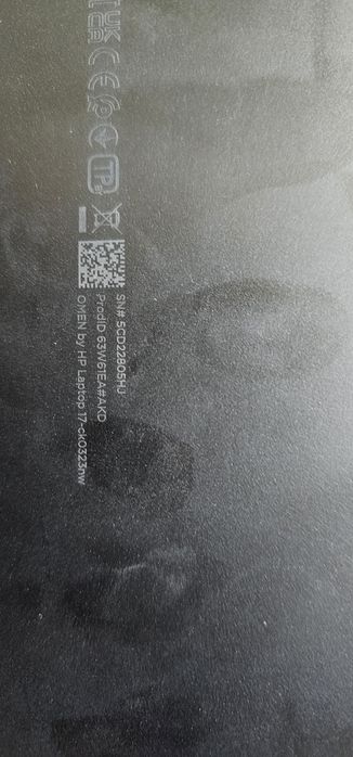 Laptop gamingowym Omen i7/Rtx3060/16gb/