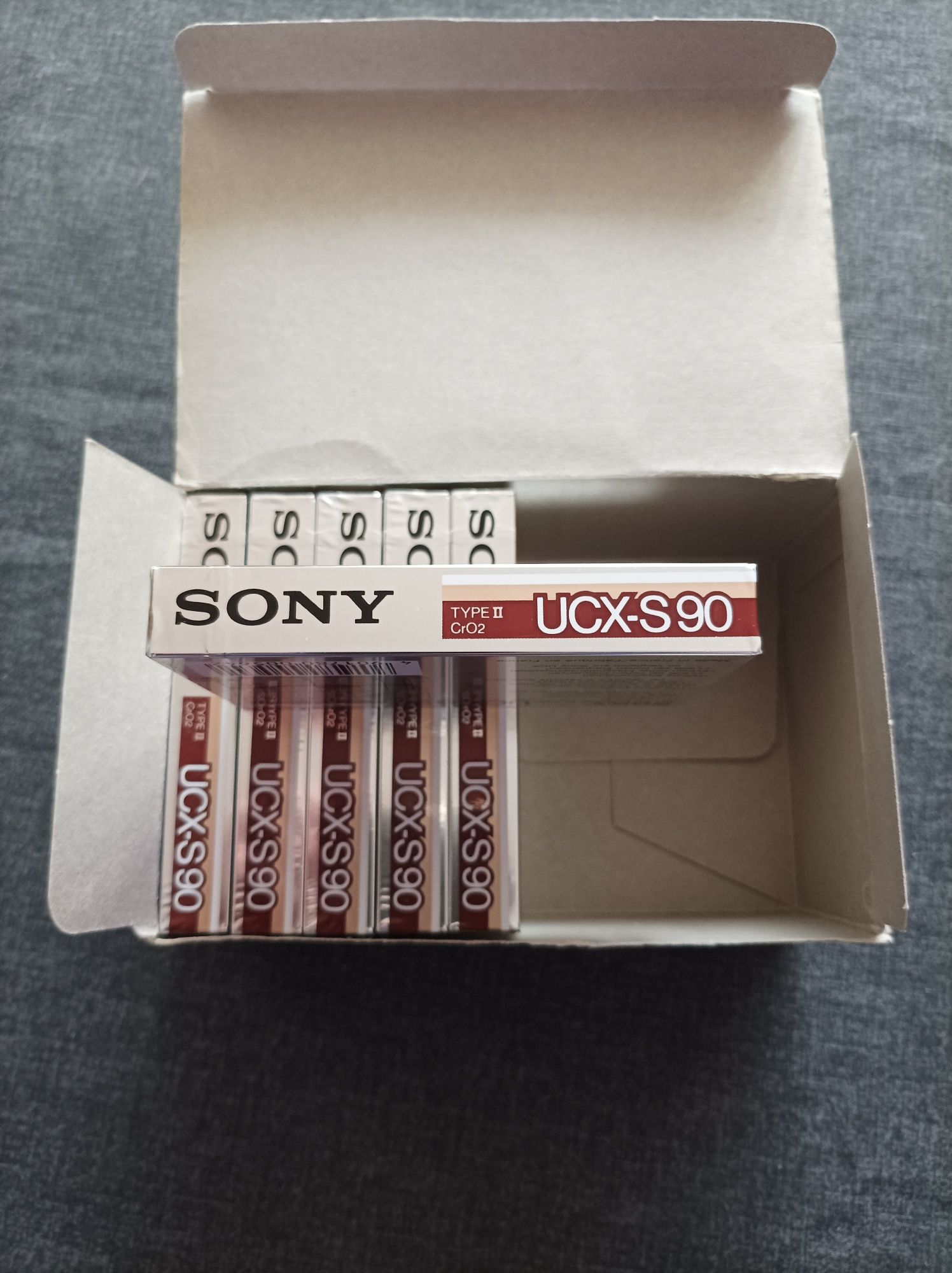 Kaseta Sony UCX-S 90 Super Chrom CrO2 1985 rok