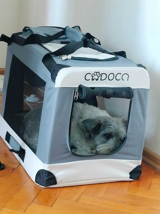 Transporter Podróżny dla Psa Kota – 60×42×42 cm Składany Lekki [NOWY]