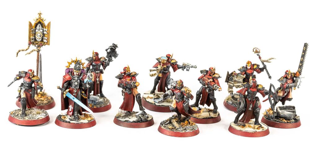 Kill Team Novitiates / Warhammer 40K Battle Sisters malowane