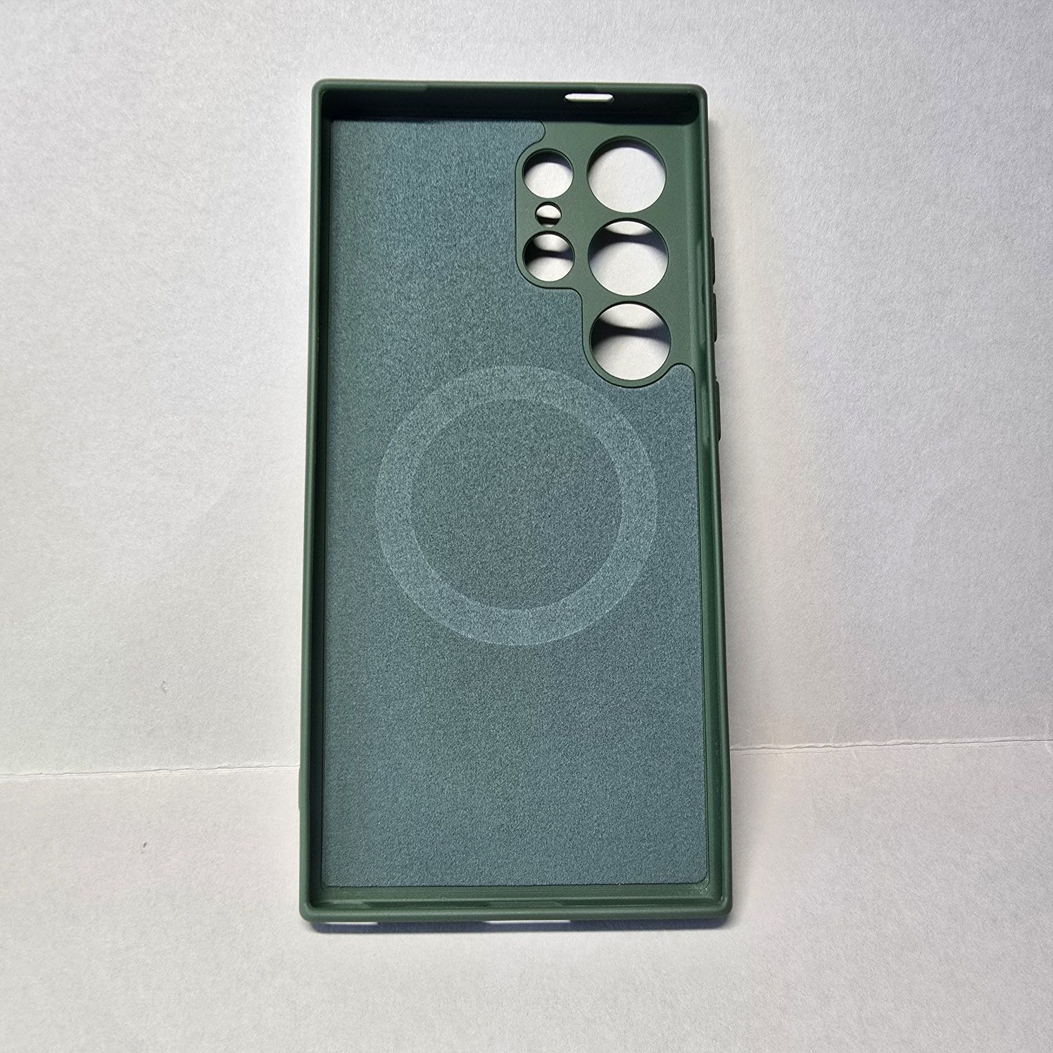 Plecki etui ochronne Samsung S24 Ultra zielone + szkło Gratis